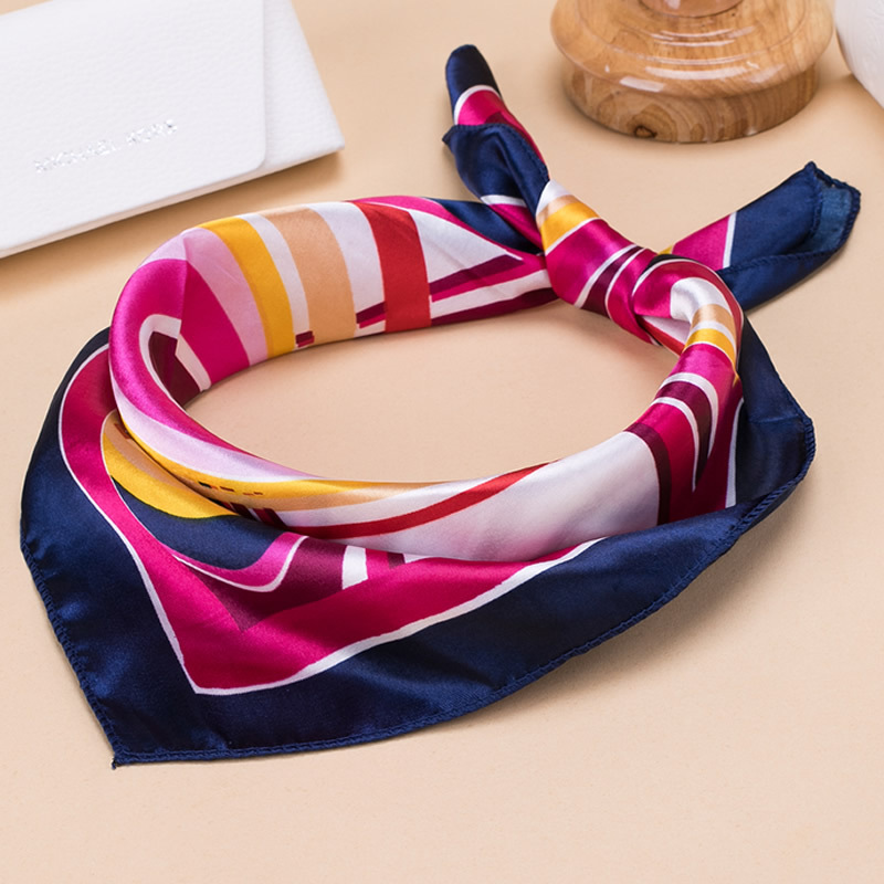 Professional Women's Square Scarf For Business & Flight Uniform_voghion.com
