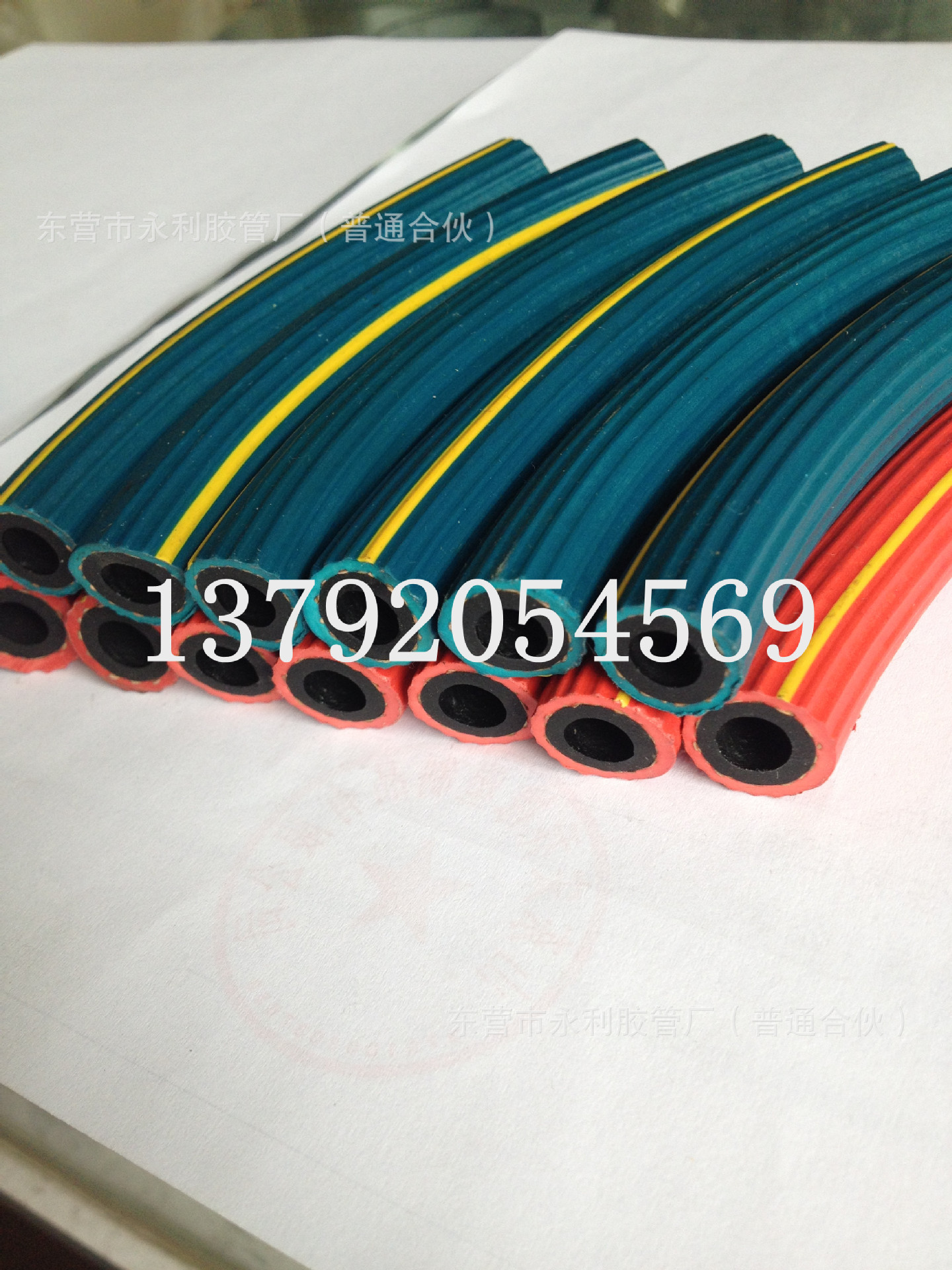 耐高压空气软管 双色并联管8,10,13mm三胶两线氧气管乙炔管