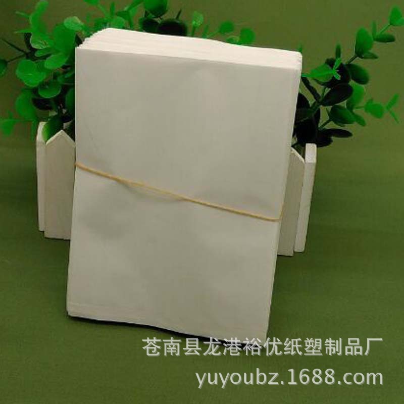 批发定制空白小吃袋 淋膜纸早点鲜花饼甜甜圈泡芙防油食品包装袋