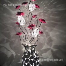 现代装饰灯铝丝花瓶落地灯新款礼品落地台灯个2021花瓶落地台灯具