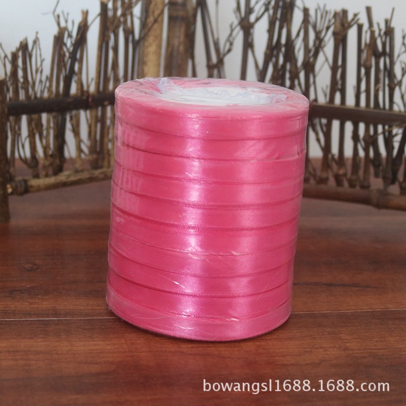 Yiwu venta al por mayor 1cm cinta regalo flor embalaje pastel hornear decoración cinta DIY casual multicolor