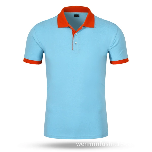 Light blue -collar red collar