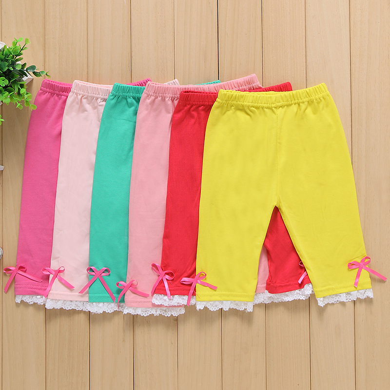 Pantalon fille en Toile de coton - Ref 2064125 Image 4