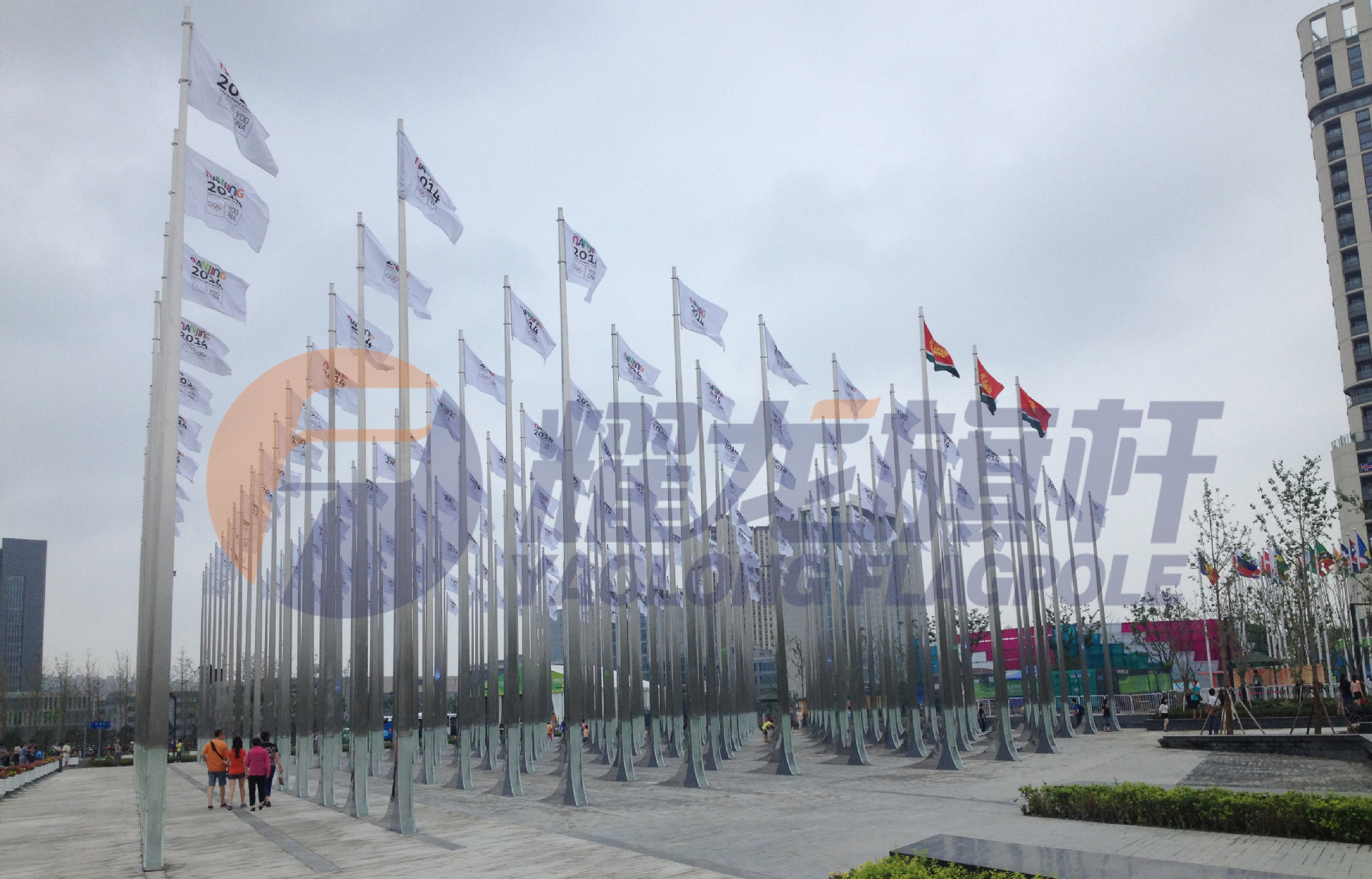耀龍不銹鋼旗桿廠家直銷，奧運會世博會大運會指定供應商
