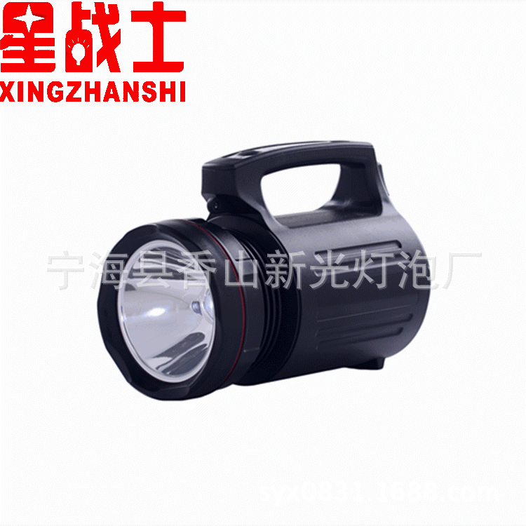 星战士LED强光手电筒 L2手提灯 充电巡逻T6探照灯矿灯厂家批发|ms