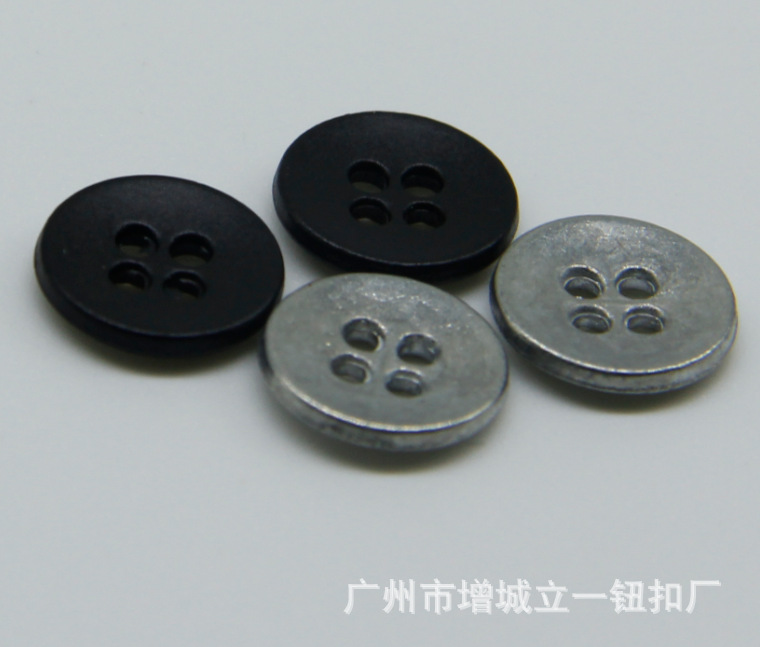 大量供应各类四眼合金手缝钮   女装两眼钮扣 牛仔裤钮扣