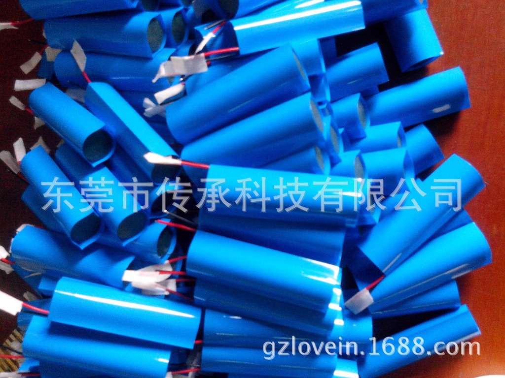 PVC热缩管 18650 电池套膜 加厚绝缘套管 移动电源套管