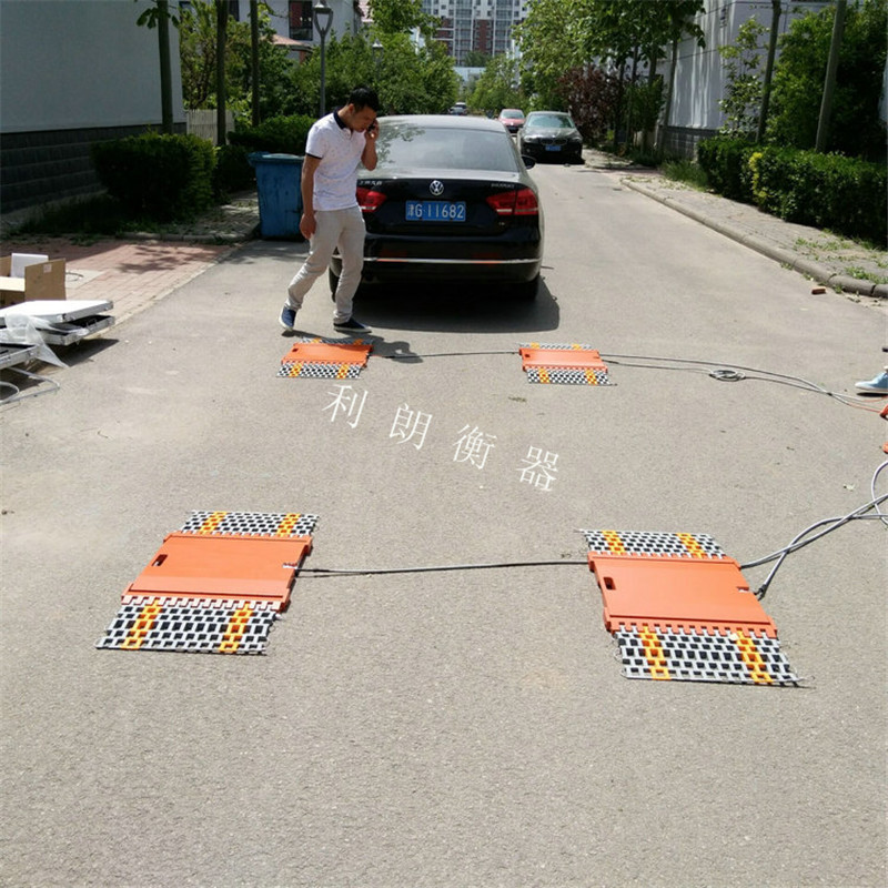 天津空港10吨便携式轴重仪 8T10T移动磅秤汽车检测仪 静态称重仪
