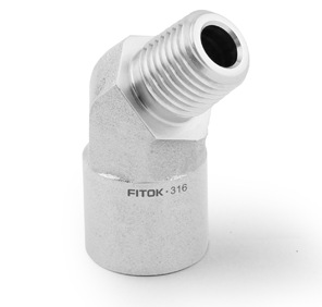 SS-PSV-NS1  飞托克  阴阳螺纹45°弯头