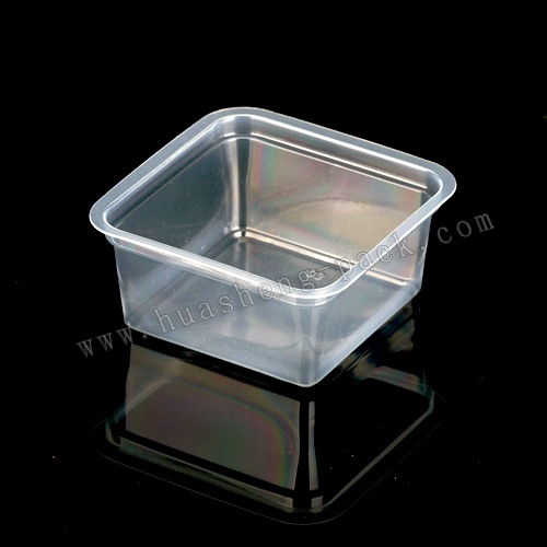 供应一次性塑料食品方盒 容量800ml