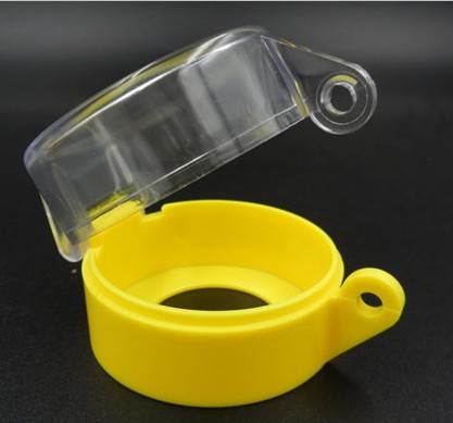 急停开关保护罩 按钮防护座 可挂锁防误罩 防尘罩 30mm 安装孔