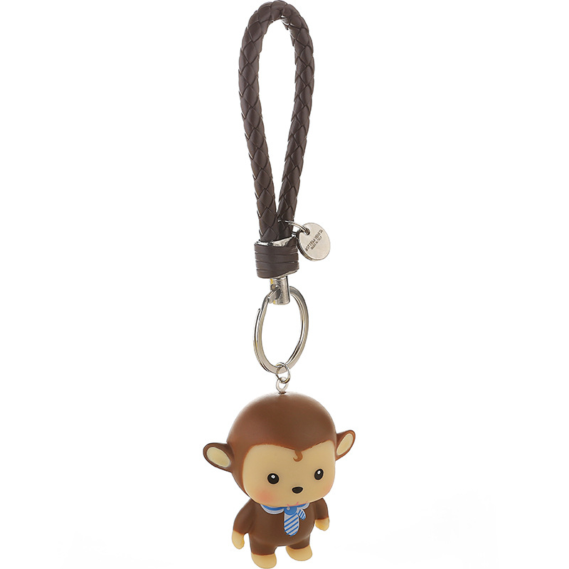 key chain (Yellow Robe Monkey - Monkey Keychain)NHMM1936-Yellow Robe Monkey - Monkey Keychain