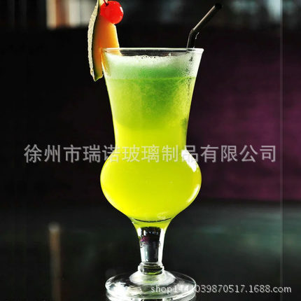 饮料杯果汁杯创意玻璃杯奶茶杯玻璃果汁杯玻璃杯子大容量冷饮杯