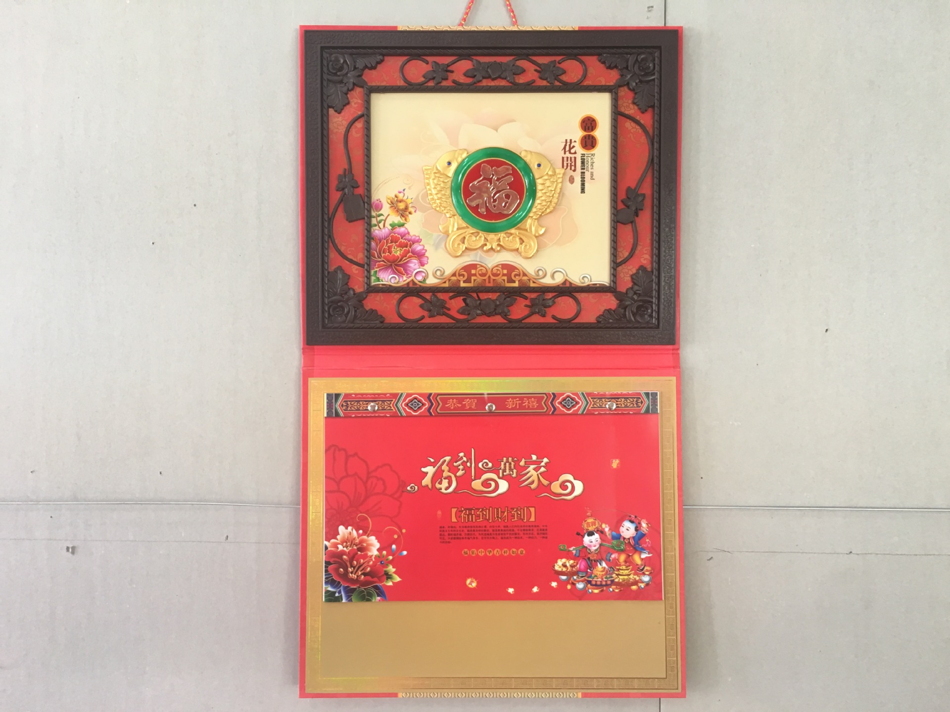 2022年月历定做印刷 13张挂历相框吊牌厂家印刷 个性挂历定制日历