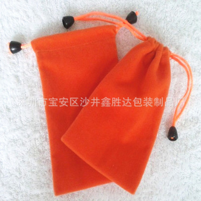 长期生产钢笔绒布袋 U盘首饰收纳绒布袋 热转印绒布袋 电源绒布袋