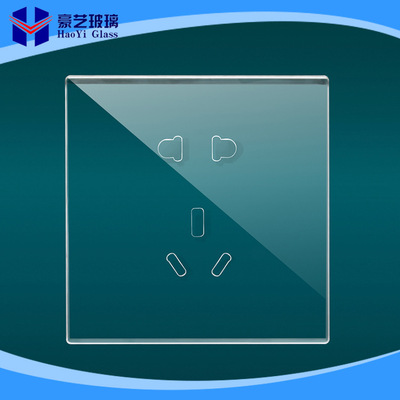 Shenzhen Glass plant Direct selling Super White Float Toughened glass Carved accurate Punch holes socket Toughened glass