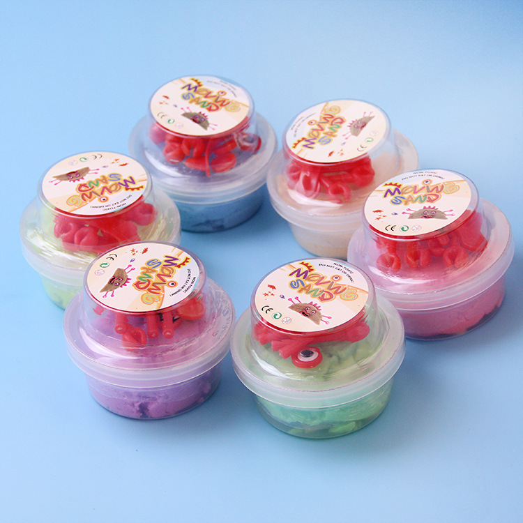 玩具沙_太空彩沙造型沙罐装火星月亮玩具沙粘