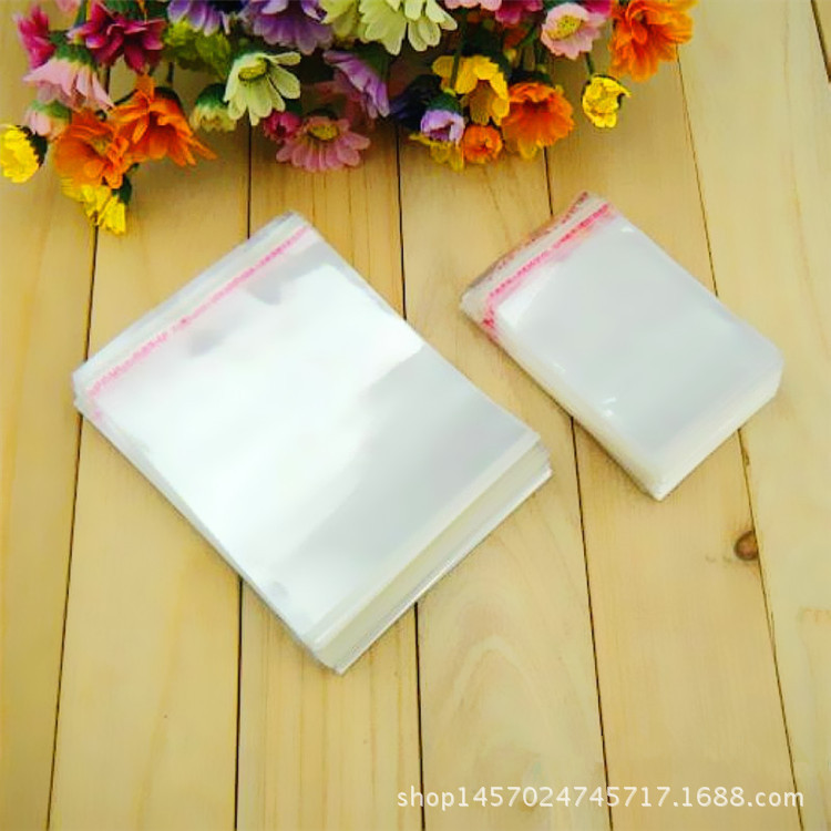 opp自粘配件opp自粘包装袋透明玻璃袋子opp卡头袋厂家高塑料袋