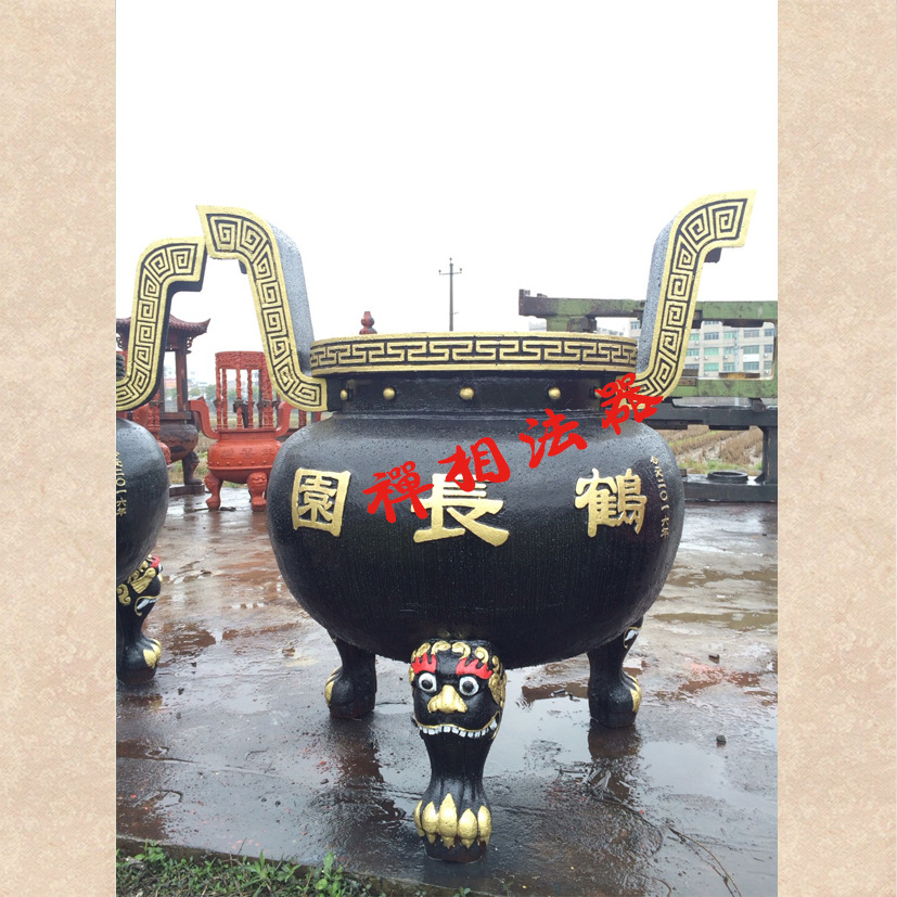 【圆形香炉】圆形平口香炉