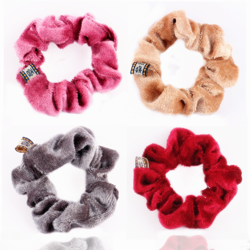 廠家直銷絨布圈　熱賣多色絨布發圈發繩　百搭韓版頭花頭繩2元店