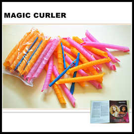 MAGIC CURLER正品55长中卷魔法卷18根装梨花头QQ卷塑料卷发器