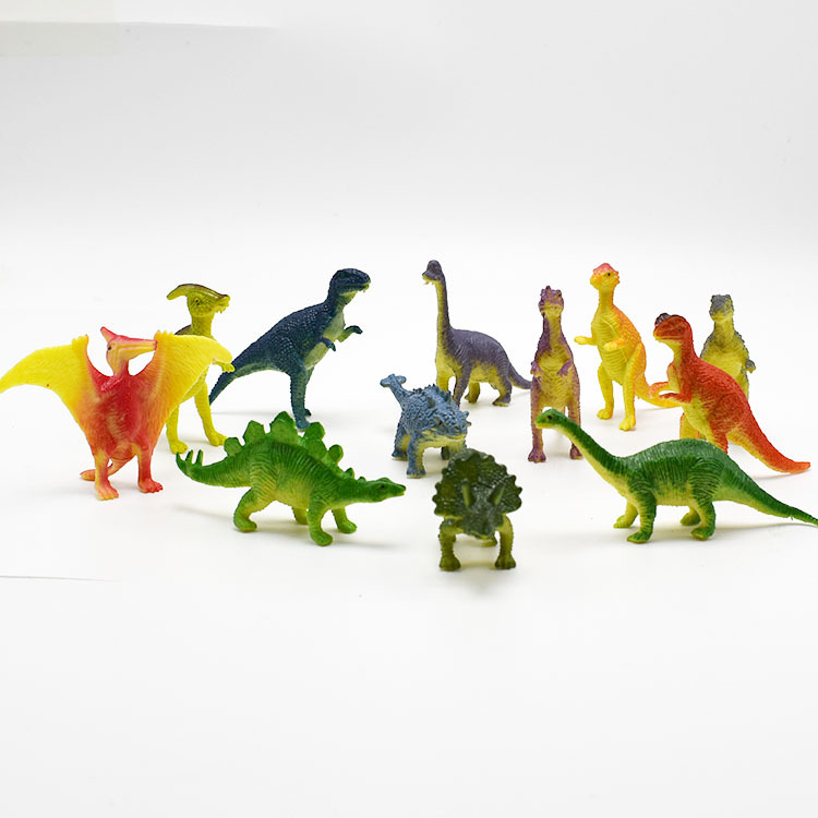 12 Mini Dinosaure Tyrannosaurus Rex Pterosaurus Modèle Jouet display picture 4