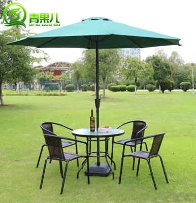 outdoors furniture courtyard leisure time Rattan Tables and chairs Kit balcony Terrace coffee Tables and chairs manual Small wicker chair