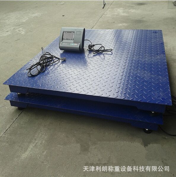 工业电子地磅 廊坊5吨加厚电子磅称配有斜坡