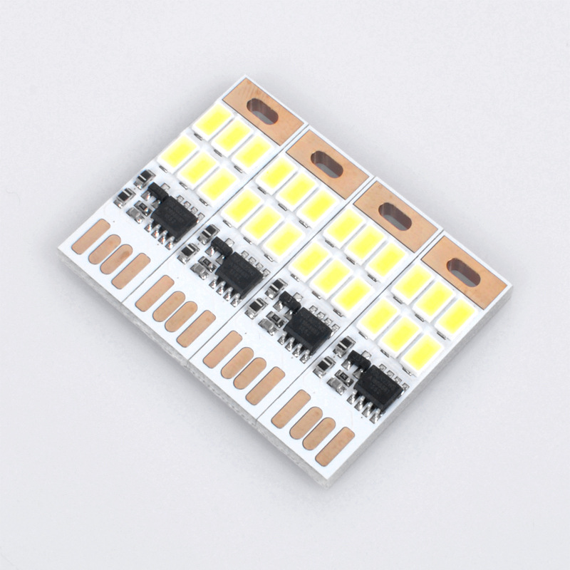 Factory wholesale Light Touch Stepless Dimming Portable source USB Light 6LED Keyboard Nightlight