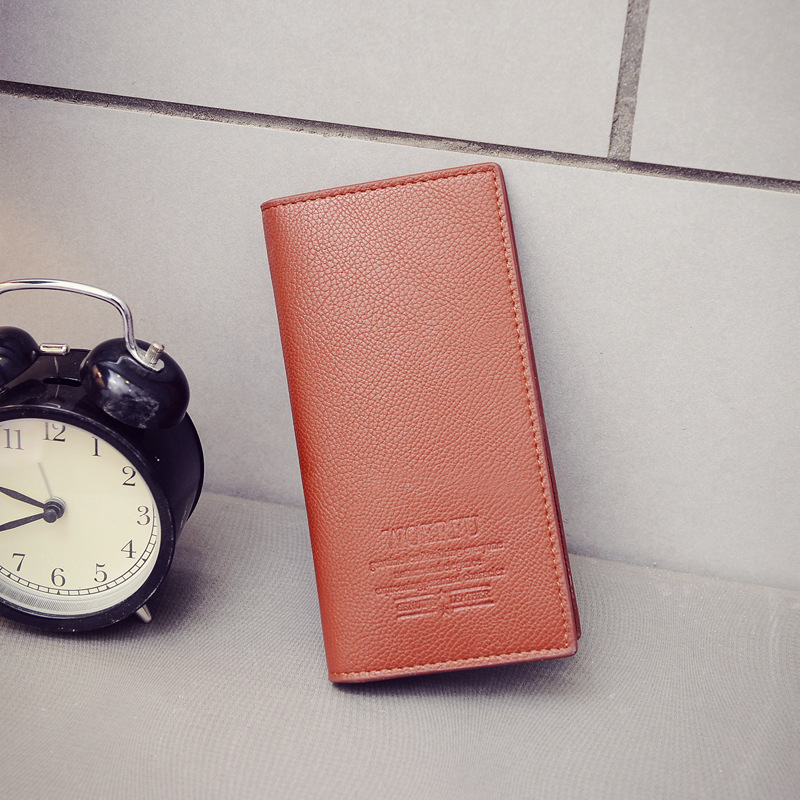 钱包男长款韩版青年多卡位皮夹男正品薄简约时尚商务学生钱夹潮|ms