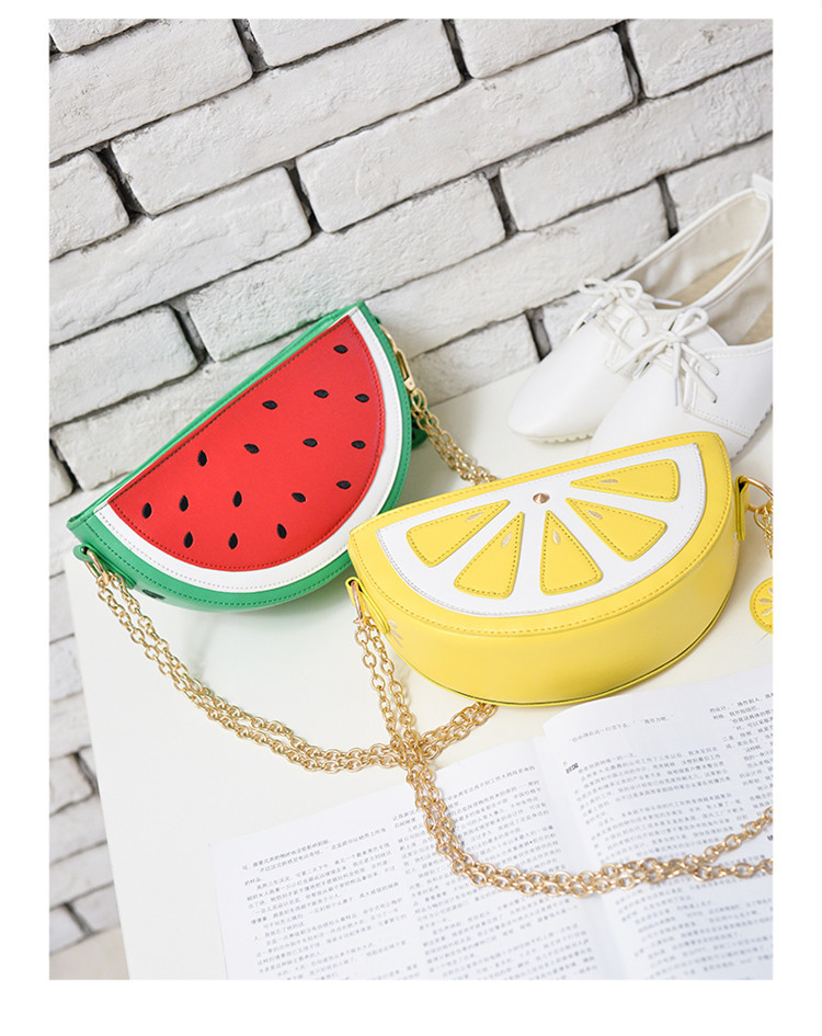 Cartoon Fruit Chain Shoulder Bag display picture 10