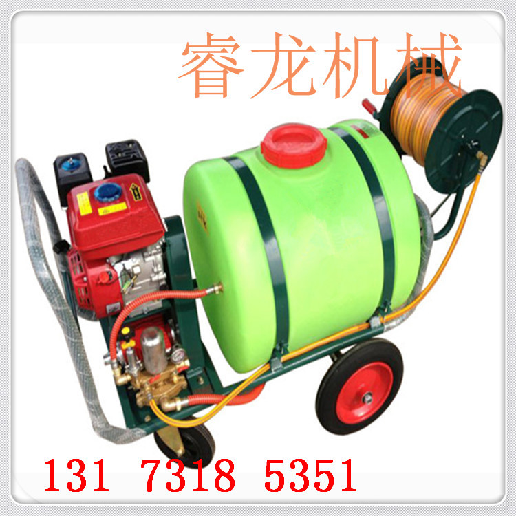 苹果树打药机效果