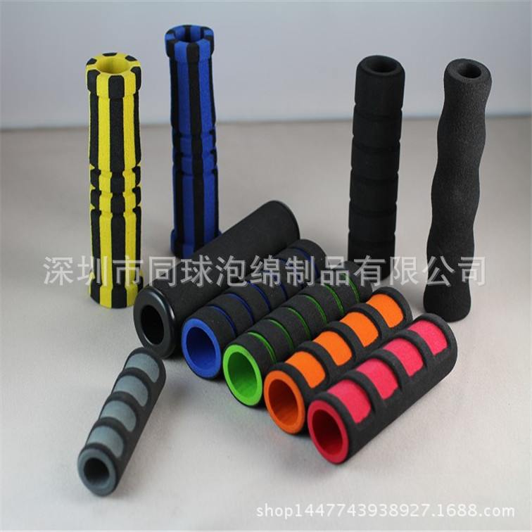 高密度橡塑NBR 指印手把套山地自行车吸汗把套