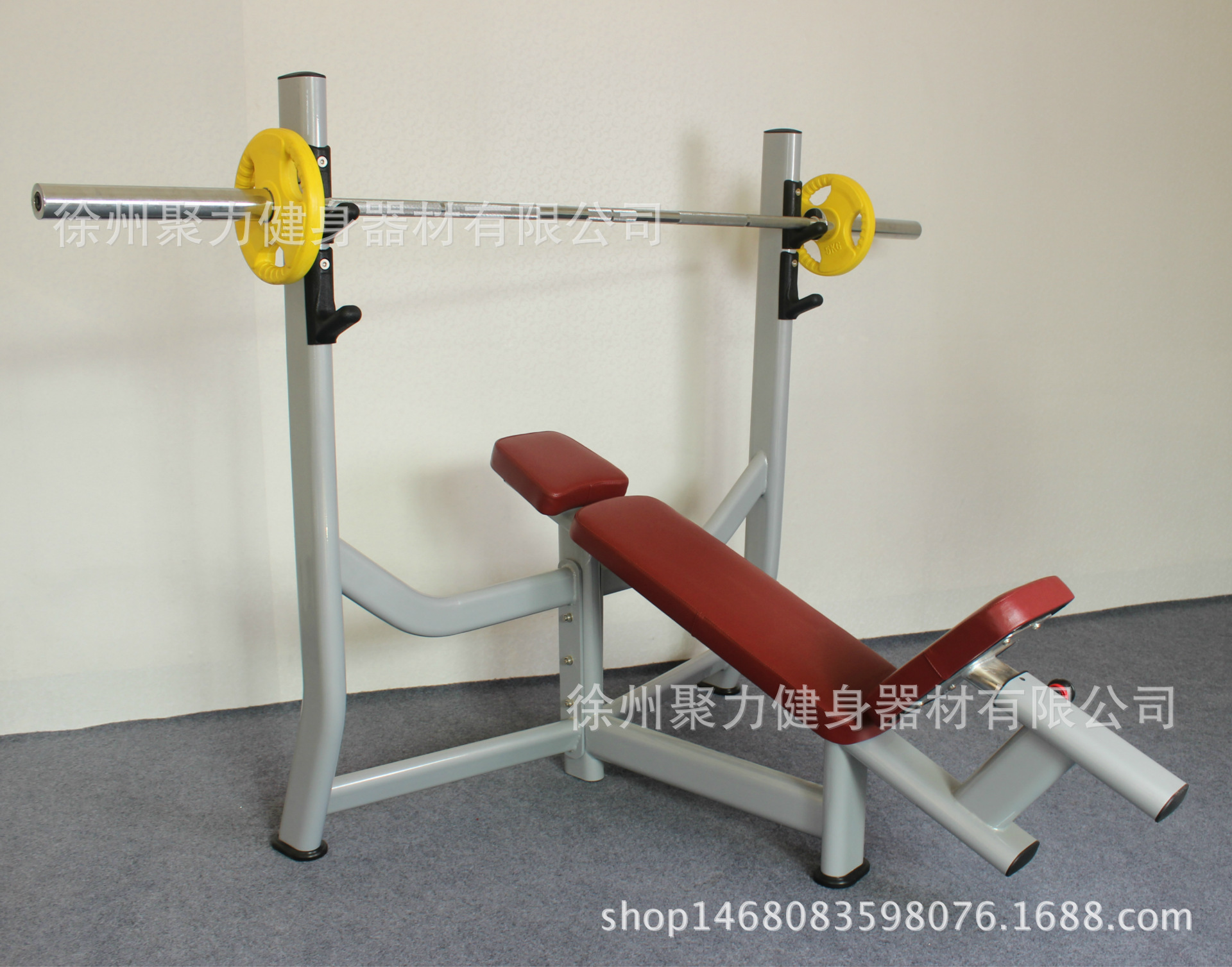 Gimnasio comercial superior oblicuo pecho empuje comercial peso equipo de fuerza de Banco banco de prensa de banco