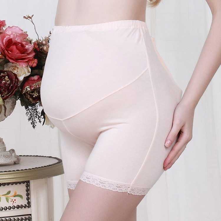 modal One-third Emptied pregnant woman Underwear Lace Stomach lift Large pregnant woman Safety trousers