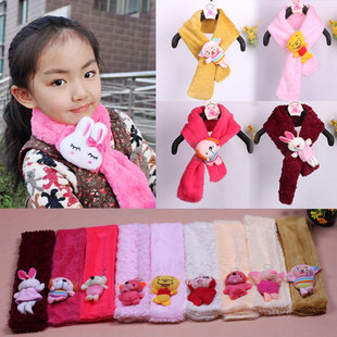 Мультяшный шарф, мультяшная удерживающая тепло демисезонная детская кукла, в корейском стиле, тренд 2017