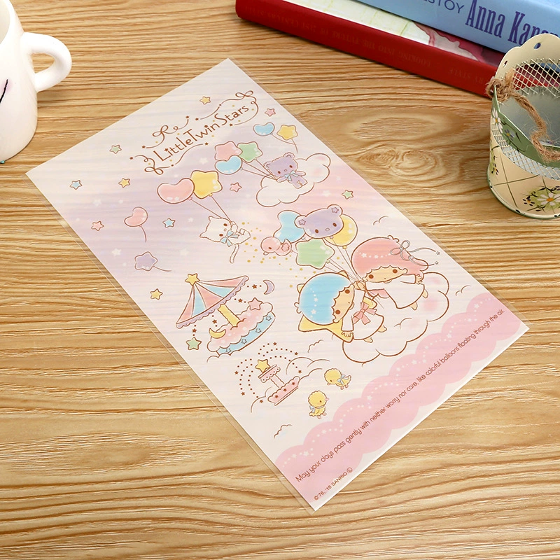 [Спецпредложение] Sanrio Gemini закуска подарок хранение прозрачная подарочная сумка многоразового использования водостойкая с несколькими входами