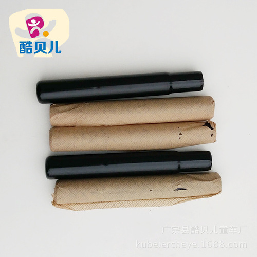 Direct Manufacturer Sale Bicycle Seat Tube, Children's Bicycle Black Seat Tube, Electroplated High-Gloss Black, Student Bike Accessories