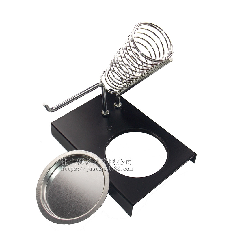 All-metal soldering iron rack