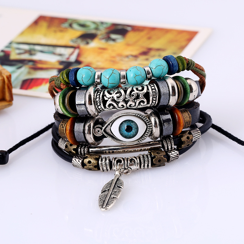 Ethnic Style Multi-layer Leather Bracelet