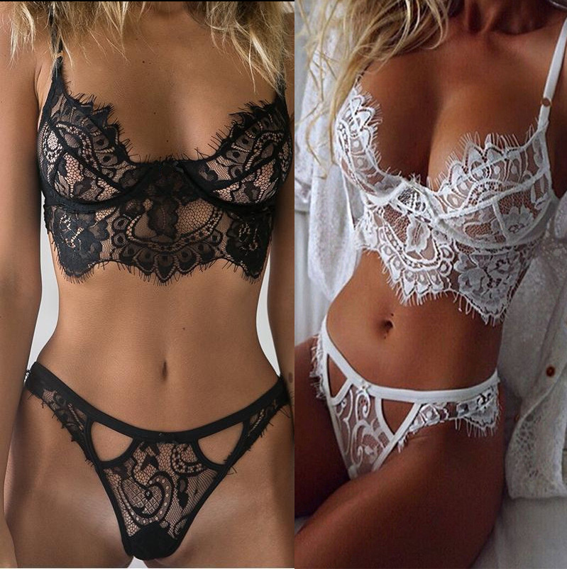foreign trade women‘s clothing lace sexy suspenders hollow out suit fashion women‘s underwear suit european and american