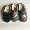 Alibaba custom foreign trade export home slippers, Italian felt cotton slippers, embroidered flower women's slippers