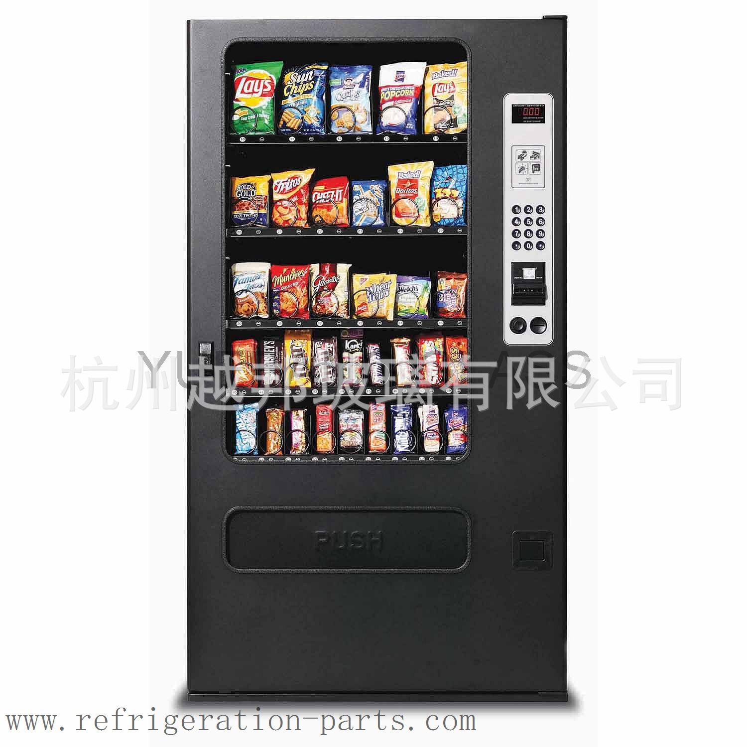 自动售货机电加热双层中空钢化玻璃