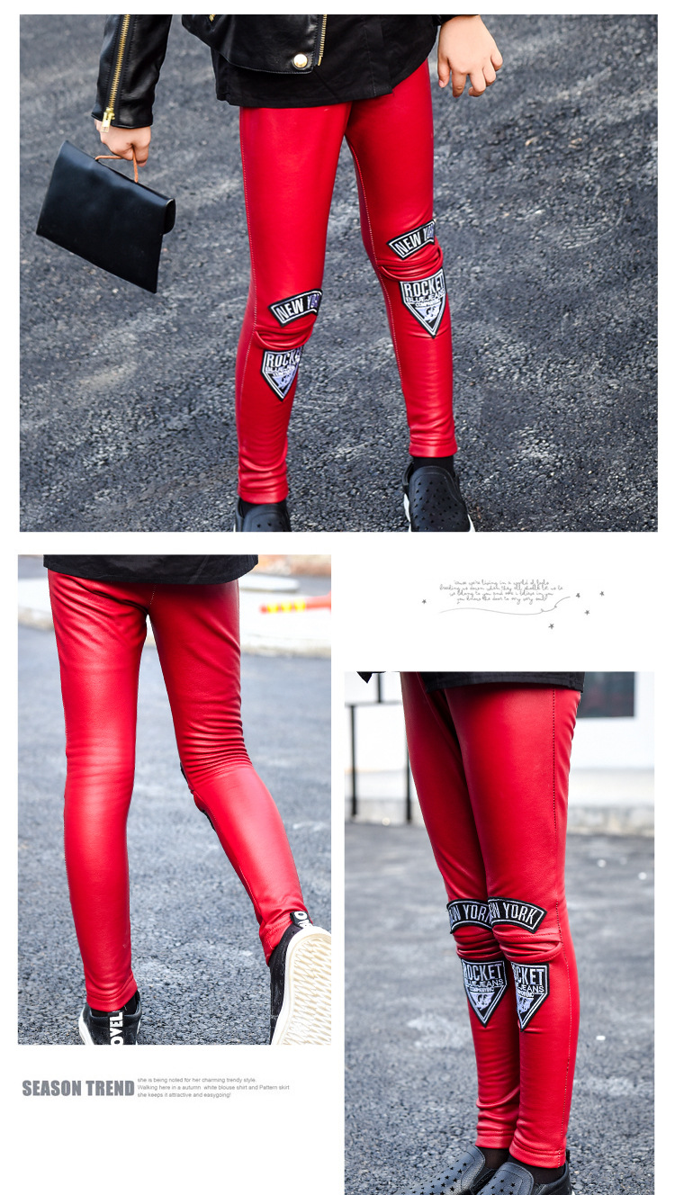 Pantalon fille en cuir - Ref 2062127 Image 35