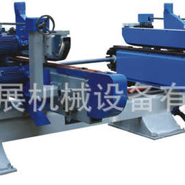 甘肃酒泉木工齐头锯、双头锯报价、履带双头锯图片