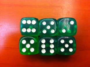 16-мм округлый прозрачный цветной кубик- dice экспорт в Европу и США 16# прозрачный кубик-диапазон 16 номер сито