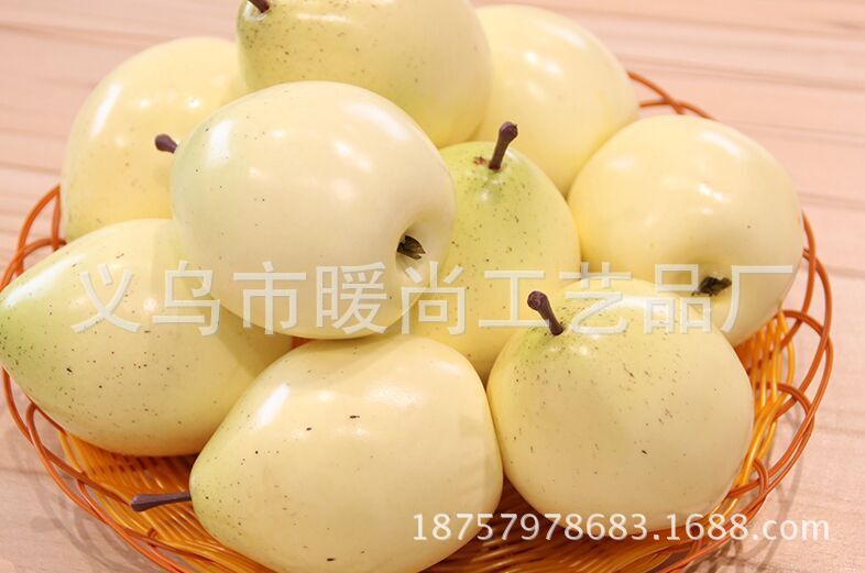 仿真水果蔬菜模型摄影早教橱窗家居展示道具仿真泡沫水晶梨雪梨