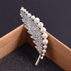 High-end beads from pearl, fashionable brooch, universal accessory, pin, Korean style