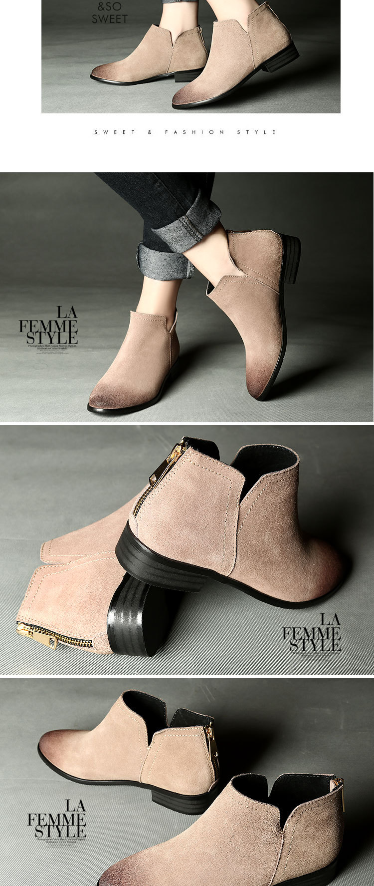 Bottes femme en En cuir - Ref 3354960 Image 11