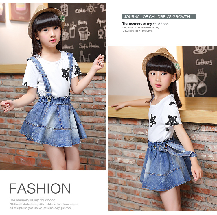 牛仔背帶短裙_12